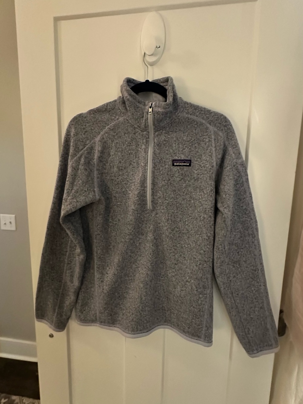 Patagonia Women's Gray Quarter-Zip Fleece Pullover